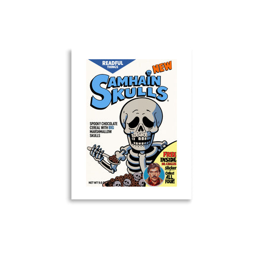 Cereal #3 - Samhain Skulls - 11x14 Print